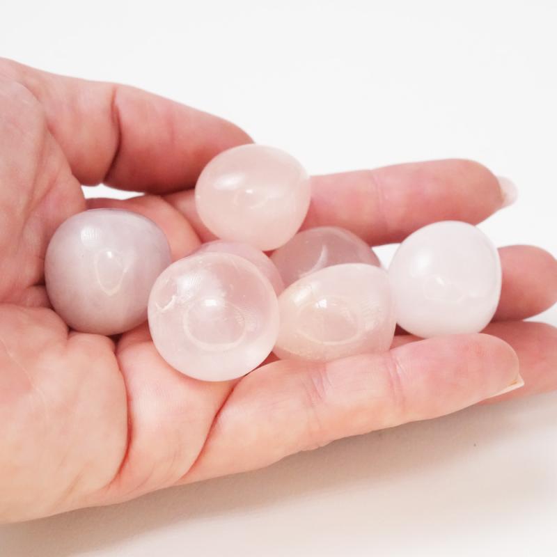 Kristall Trumlad Rosenkvarts