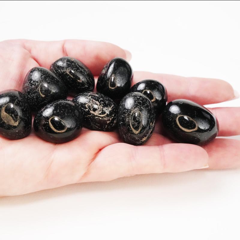 Kristall Trumlad Svart Turmalin