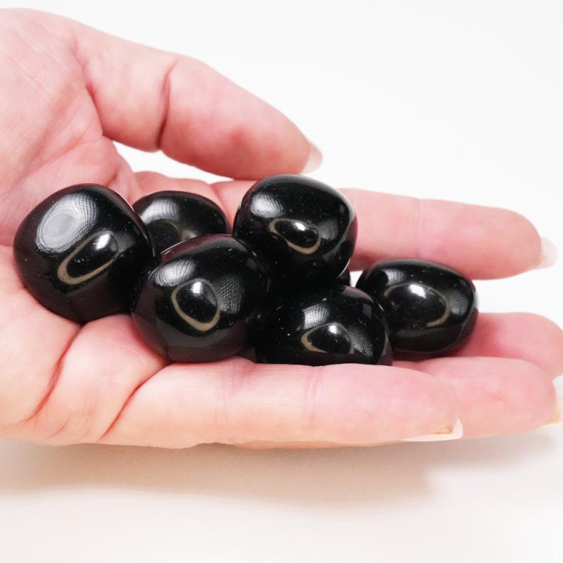 Kristall Trumlad Obsidian