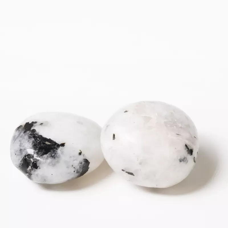 Krystall Polert Regnbue Månestein