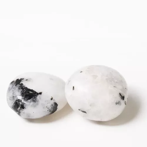 Kristall Trumlad Regnbågsmånsten