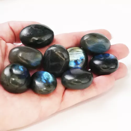 Kristall Trumlad Labradorit