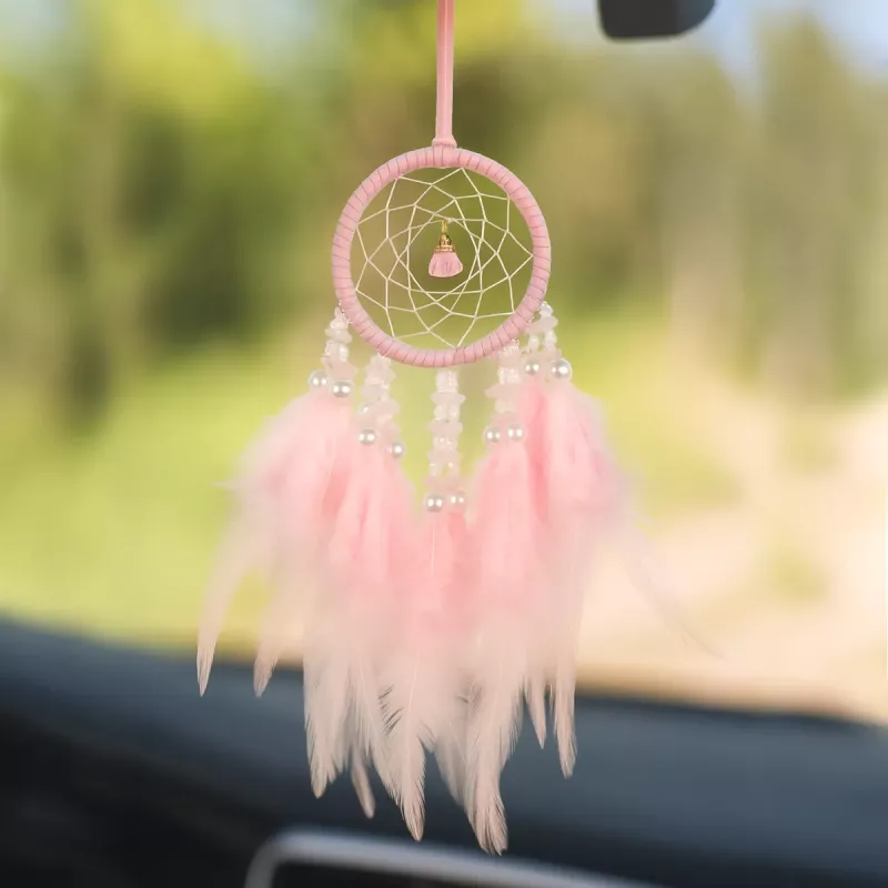 Kristall Drömfångare Rosenkvarts