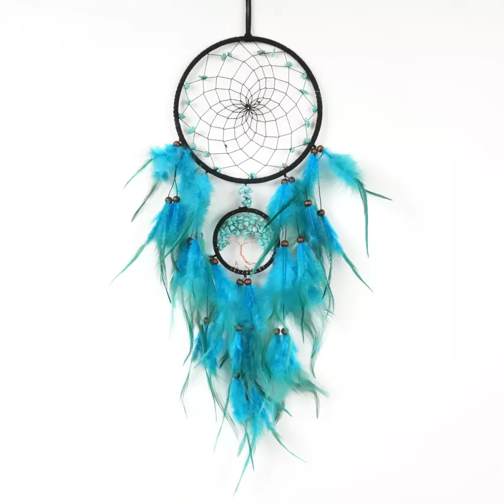 Krystall Drømmefanger Turquoise