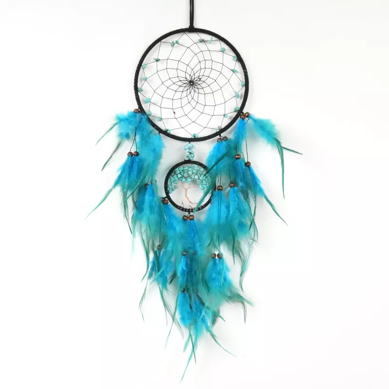 Kristall Drömfångare Turkos