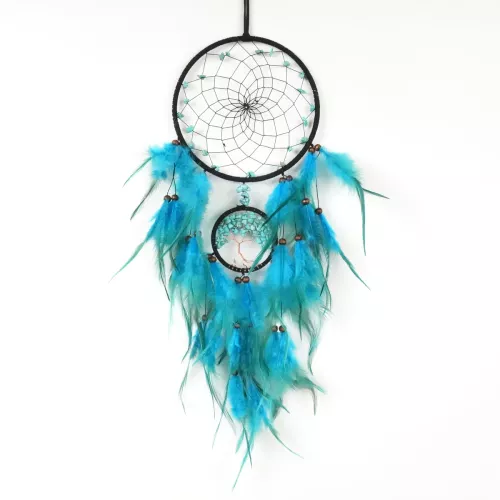 Kristall Drömfångare Turkos