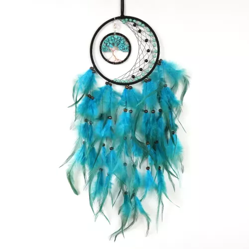 Kristall Drömfångare Turkos