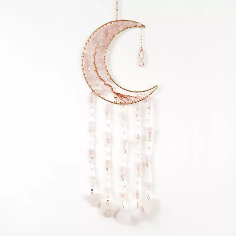 Kristall Drömfångare Rosenkvarts