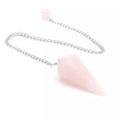 Kristall Pendel Rosenkvarts