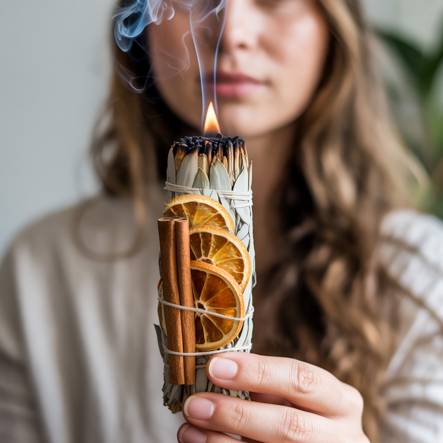 Smudge Salvie - Appelsin & Kanel