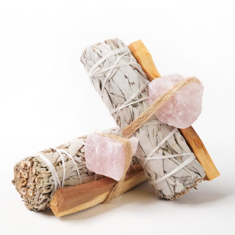 Smudge Palo Santo & Rosenkvarts