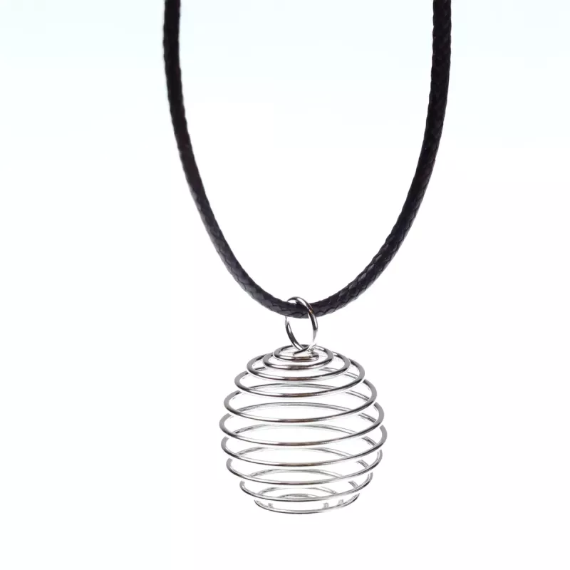 Krystall Halskjede Spiralbur