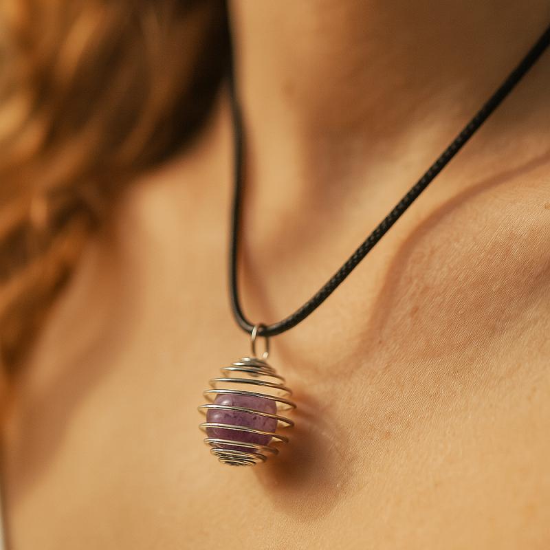 Kristall Halsband Spiralbur