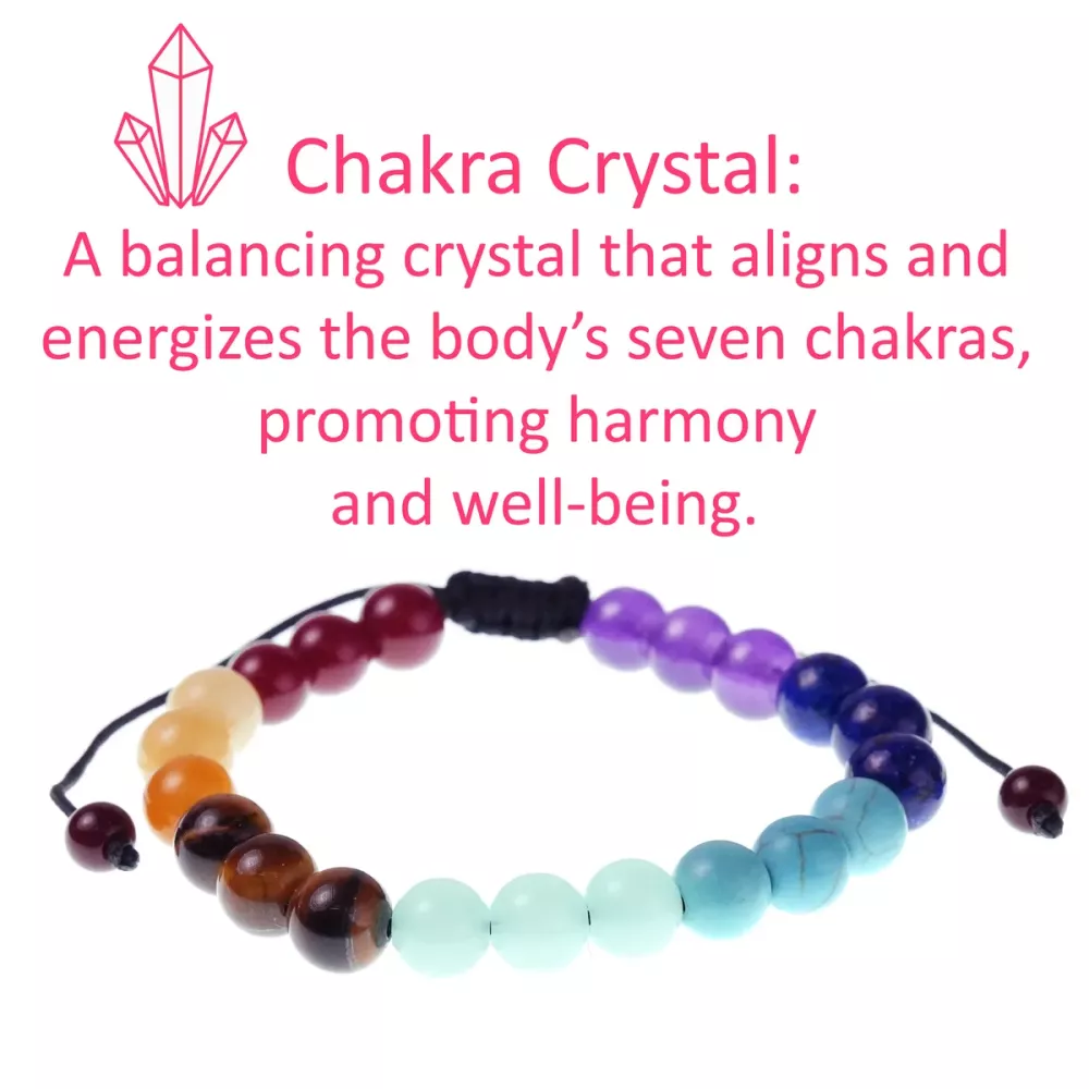 Krystall Armbånd 7 Chakra