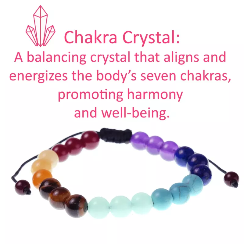 Krystall Armbånd 7 Chakra