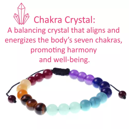 Kristall Armband 7 Chakra