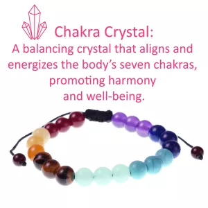 Kristall Armband 7 Chakra