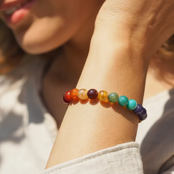 Krystall Armbånd 7 Chakra