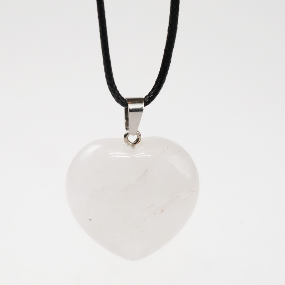 Kristall Hjärta Bergkristall Hänge