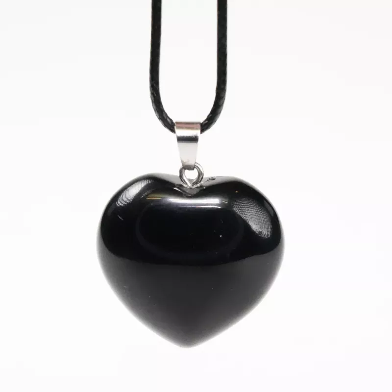 Krystall Hjerte Obsidian Anheng
