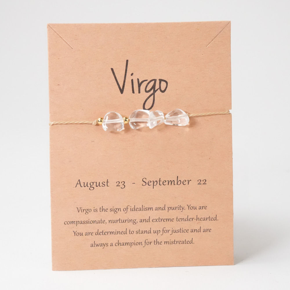 Kristall Armband Jungfrun