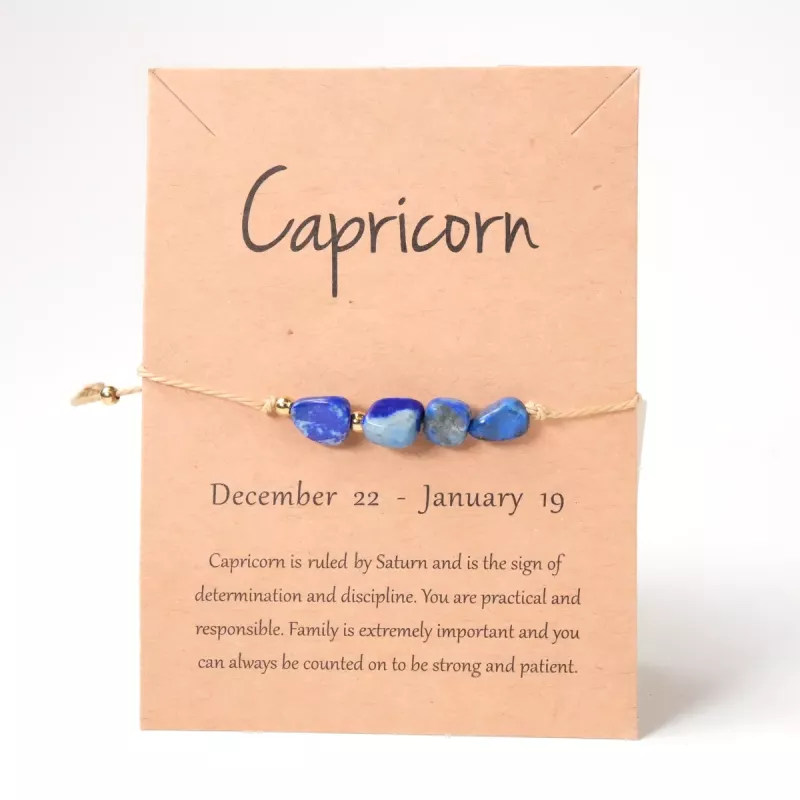 Krystall Armbånd Steinbukken