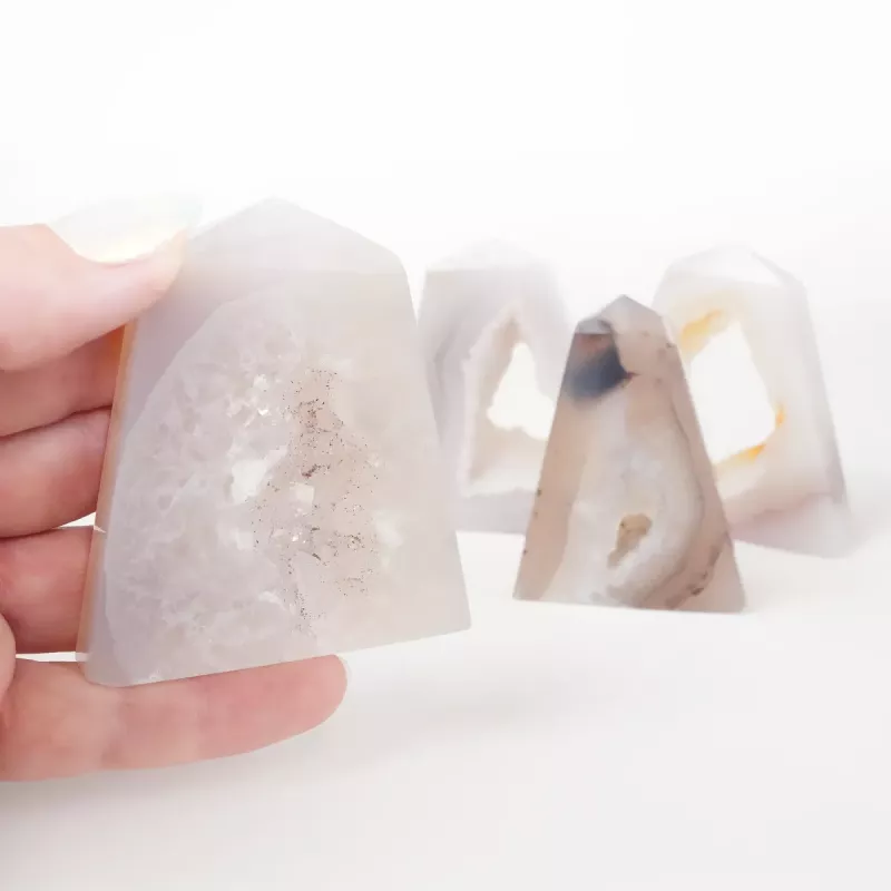 Krystall Tårn Agat Geode