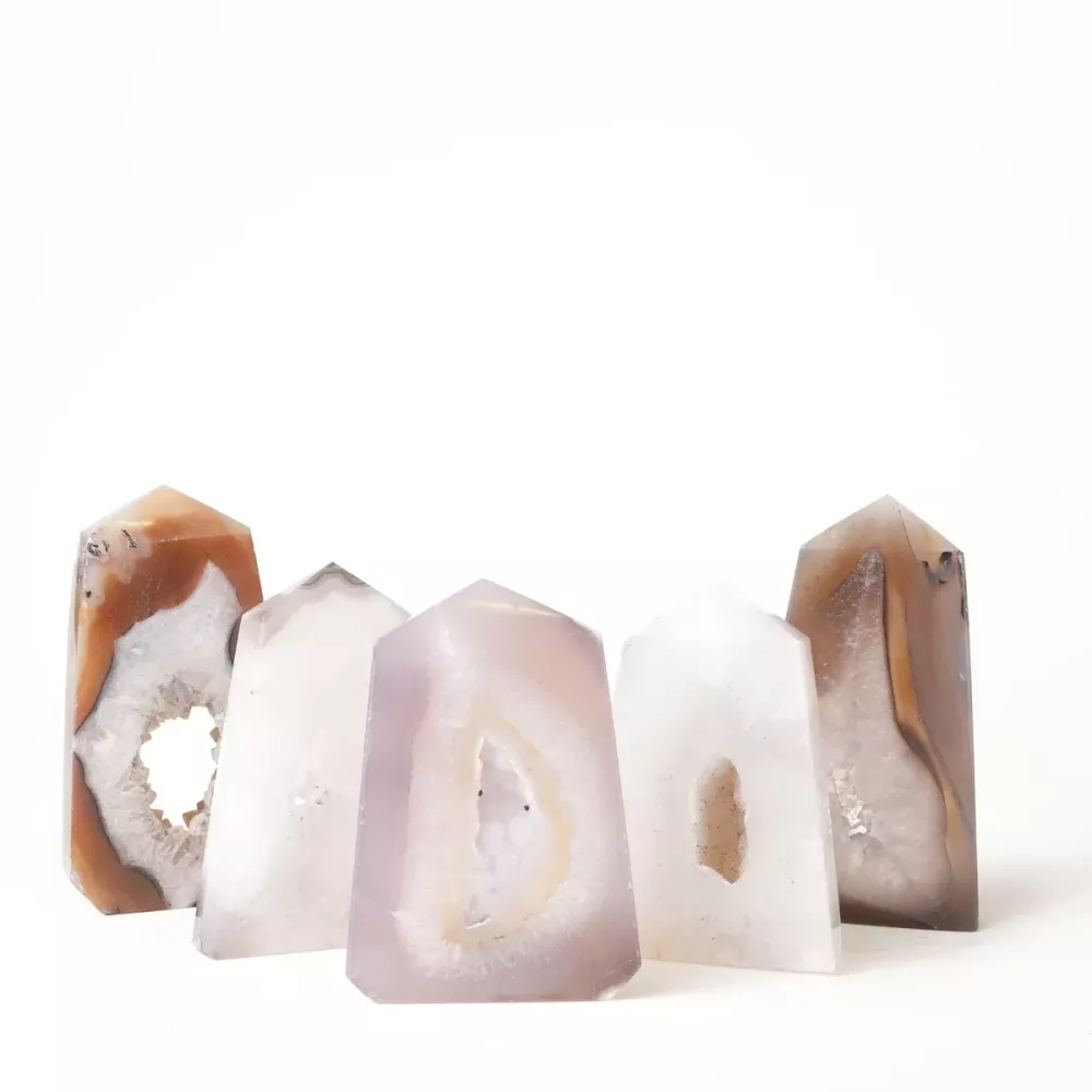 Krystall Tårn Agat Geode