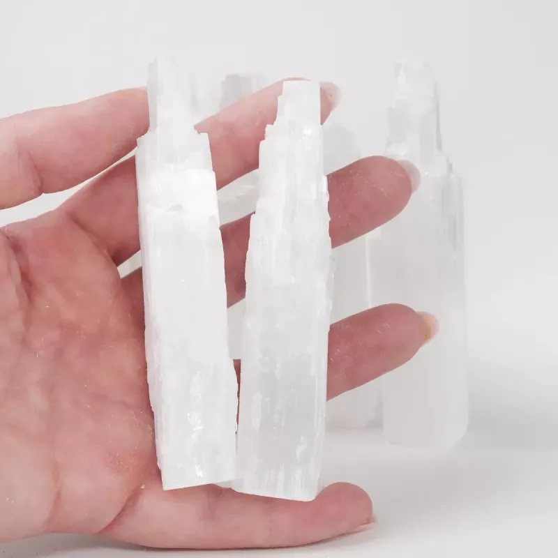 Krystall Selenitt Rå Tårn