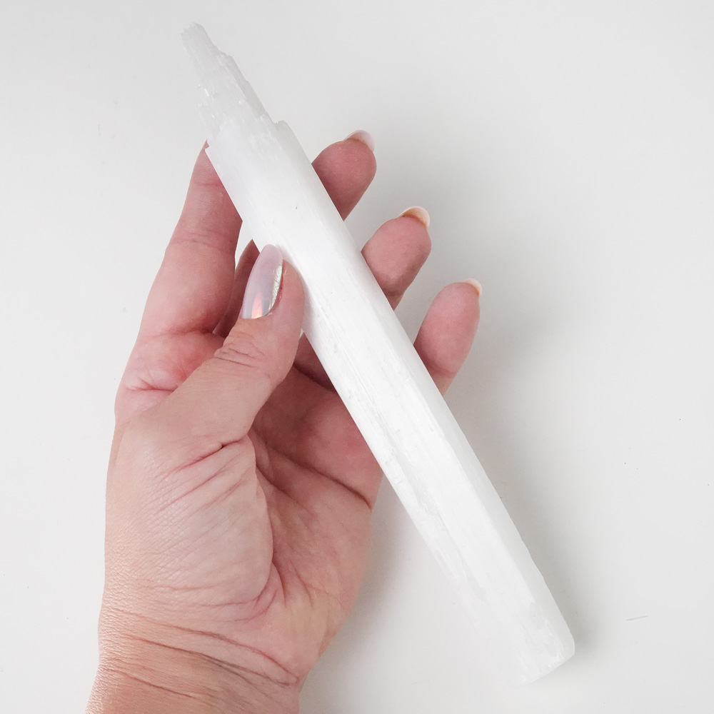 Krystall Selenitt Rå Tårn XL