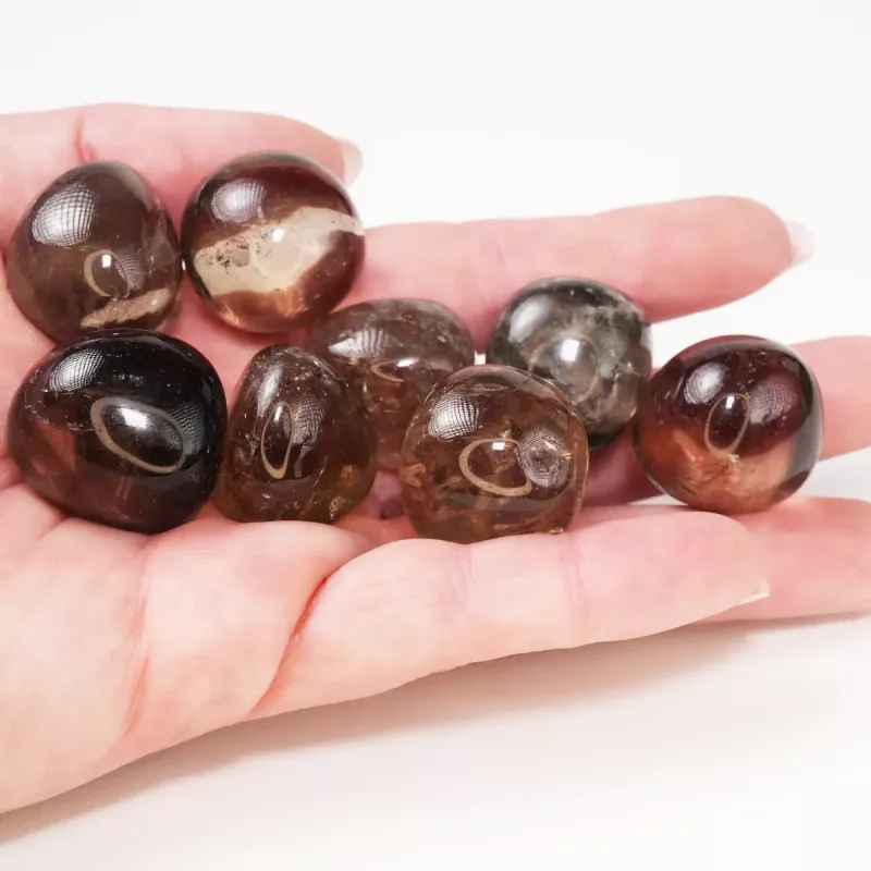 Krystall Polert Røykkvarts