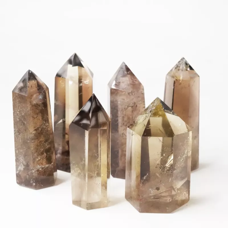 Krystall Torn Røykkvarts