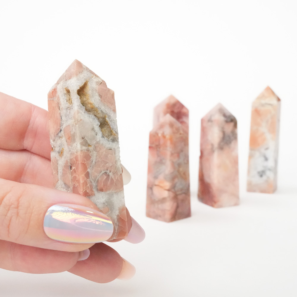 Krystall Blomster Agat Tårn