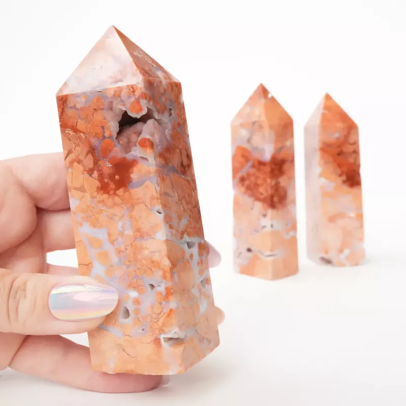 Krystall Blomster Agat Tårn