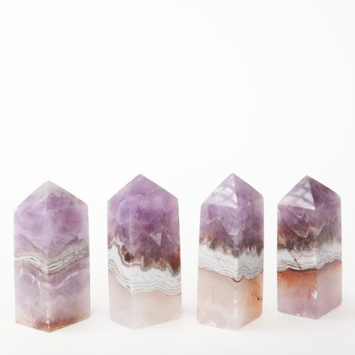 Krystall Ametyst Agate Tårn