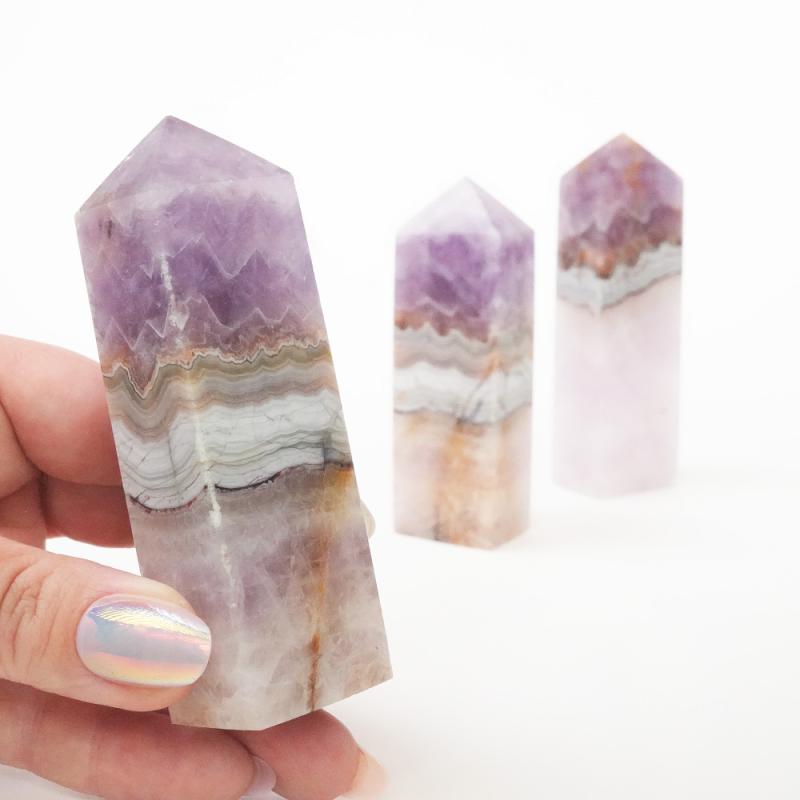 Kristall Ametist Agat Torn