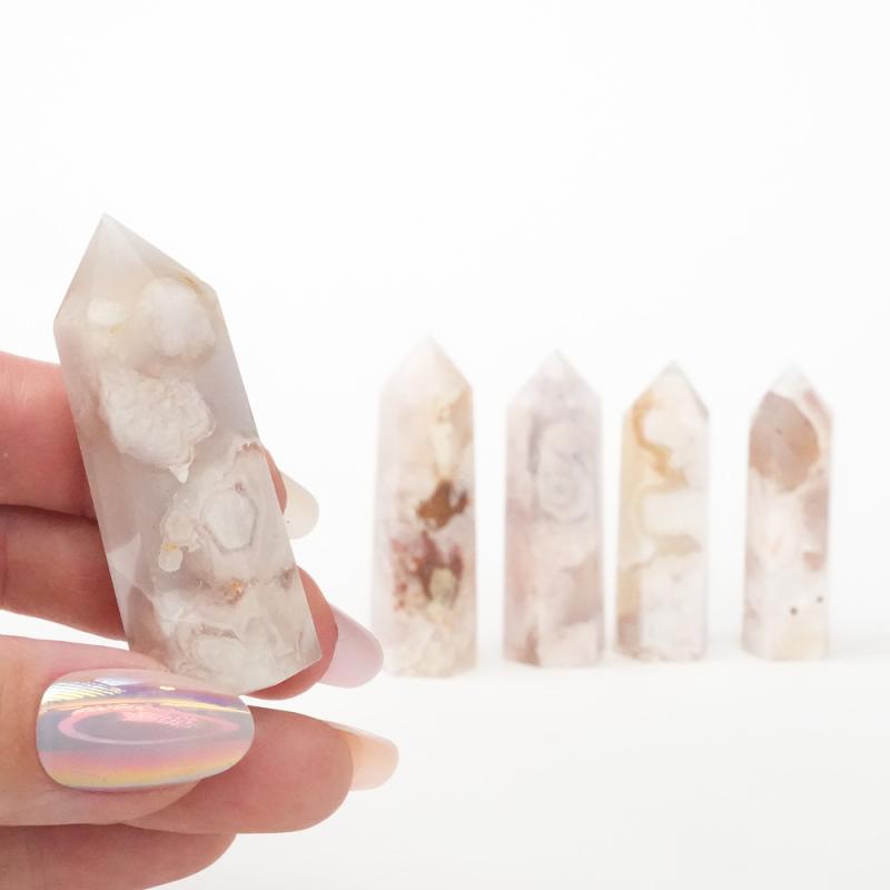 Kristall Blomster Agat Torn