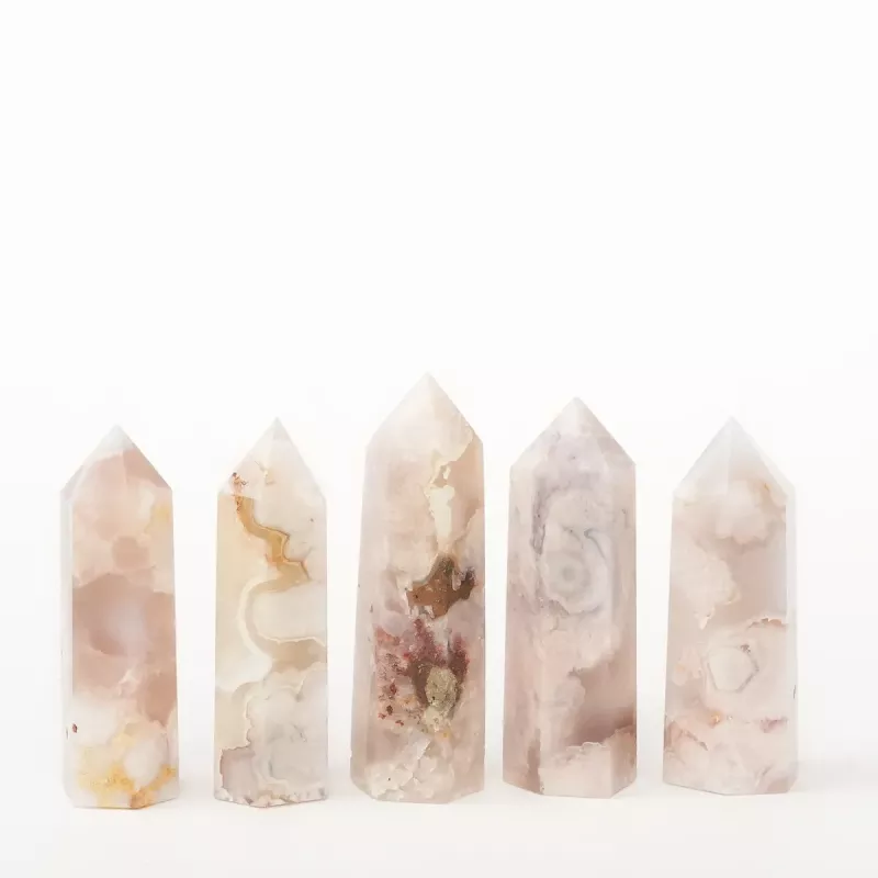 Krystall Blomster Agat Tårn