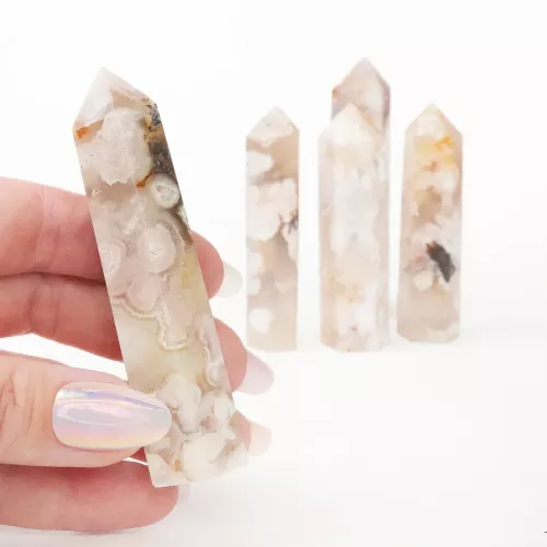 Kristall Blomster Agat Torn