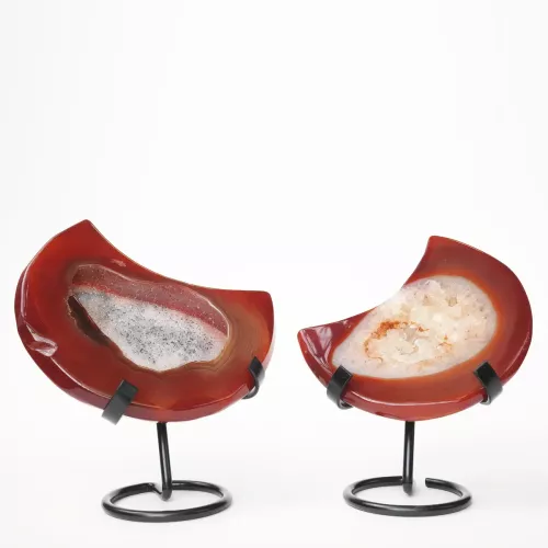 Kristall Röd Agat Måne