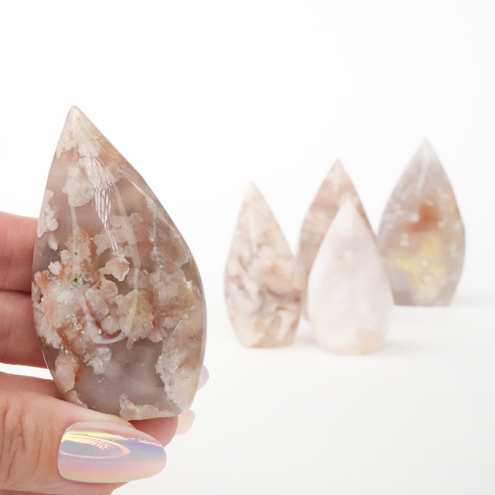 Krystall Blomster Agat Dråpe