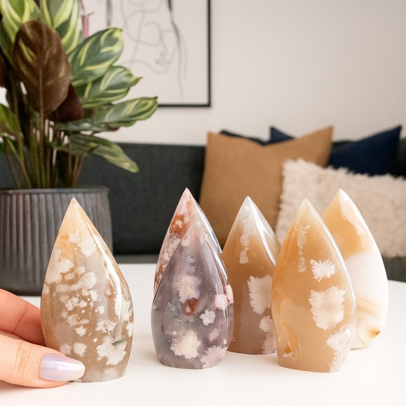 Kristall Blomster Agat Droppe