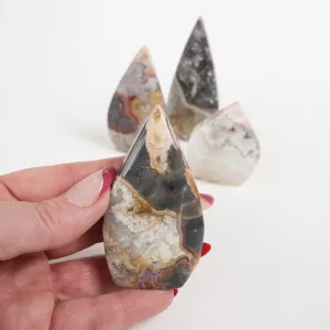 Kristall Mexikansk Agat Droppe