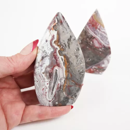 Kristall Mexikansk Agat Droppe