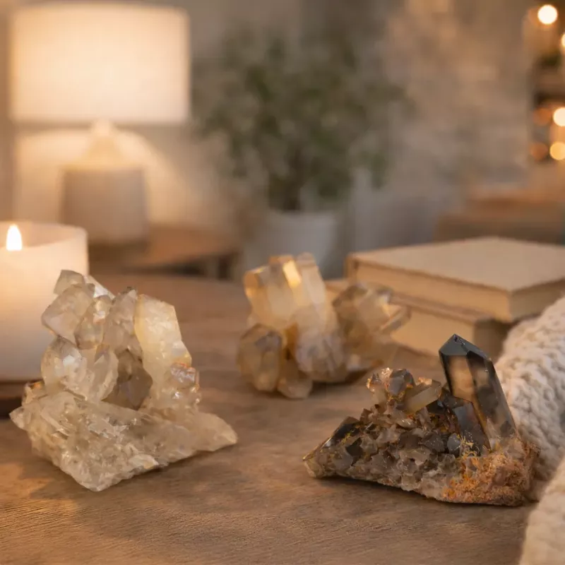 Kristall Rökkvarts Kluster