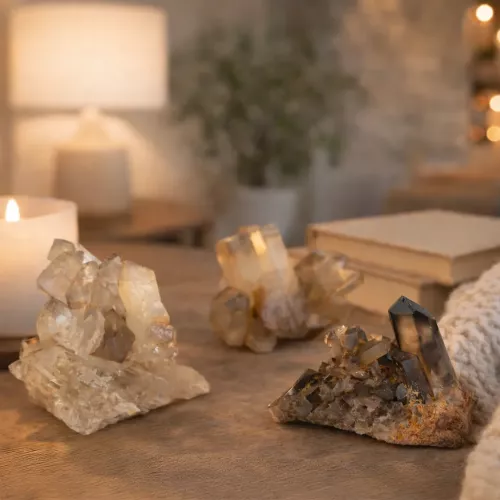 Kristall Rökkvarts Kluster