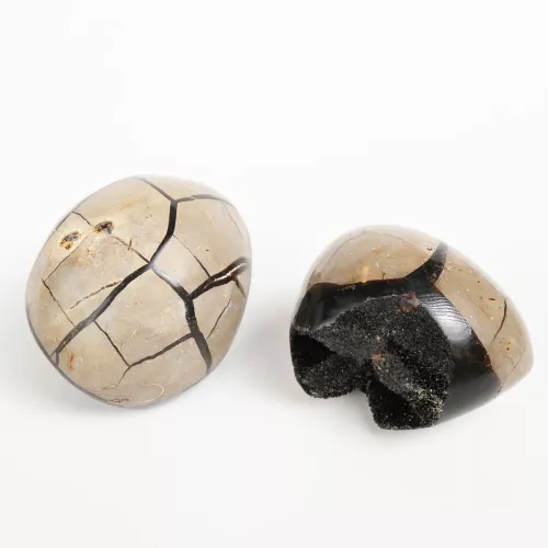 Kristall Septarian Drakägg Geod