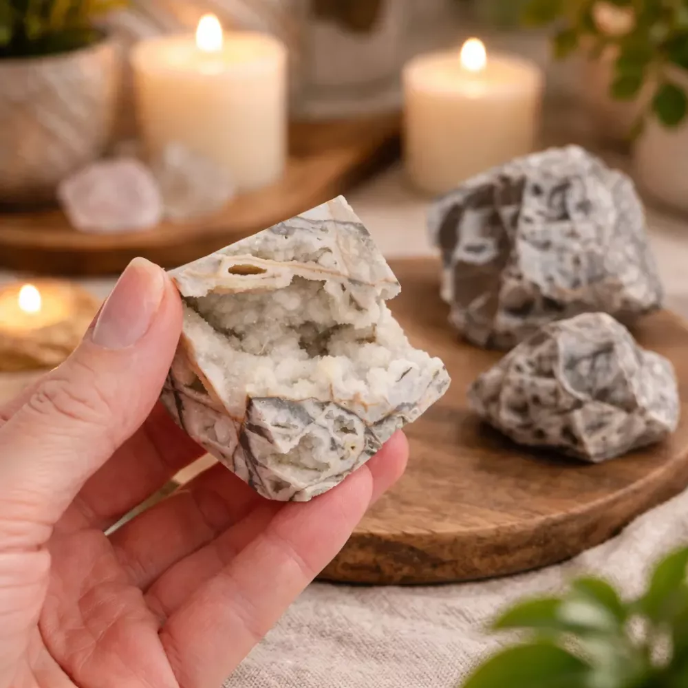 Krystall Sfaleritt Kub Geode