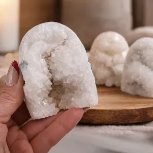 Krystall Bergkrystall Geode