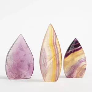 Krystall Regnbuefluoritt Dråpe